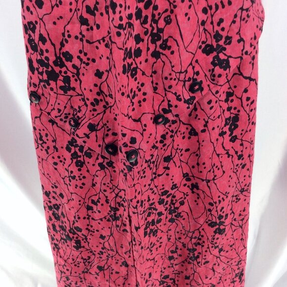 HABITAT Tank Dress Womens Size Large 100% Linen Sleeveless Sundress Floral - Picture 7 of 10